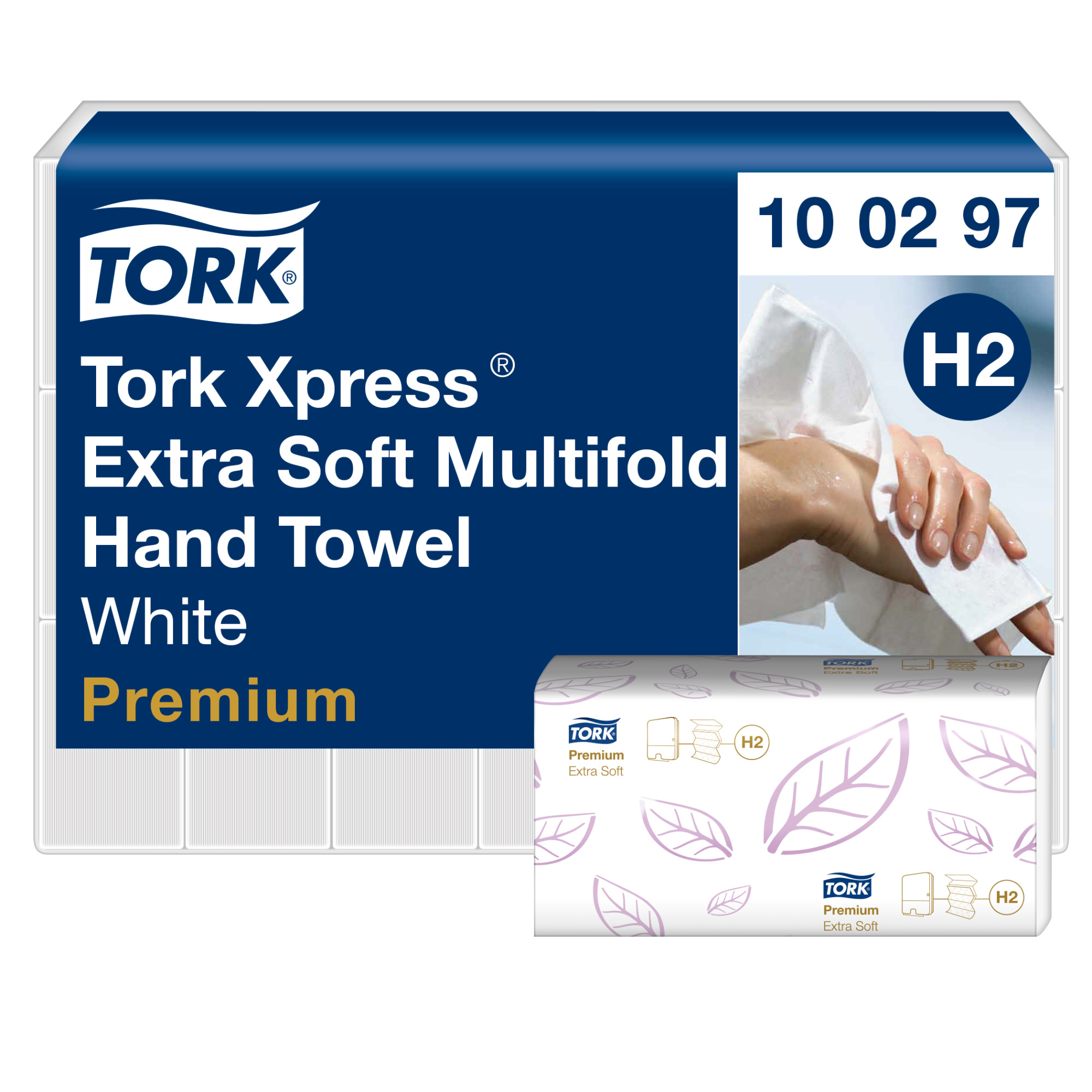Tork Xpress® Extraweich Multifold-Handtücher Weiß H2
