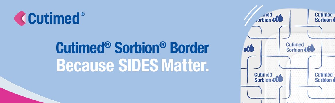 Cutimed® Sorbion® Border Because SIDES Matter.