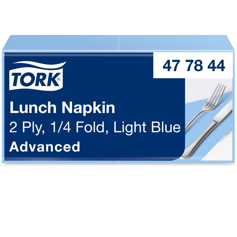 Tork Lunchservietten Hellblau