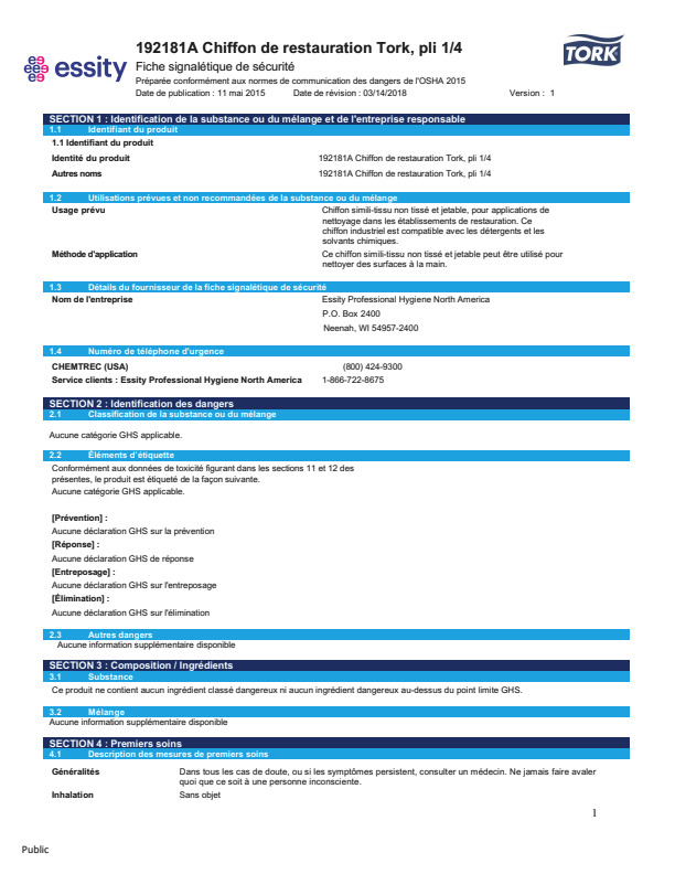Safety Data Sheet
