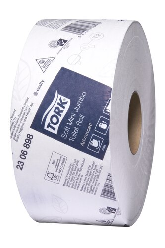 Tork Mini Jumbo Toilet Roll, 2306897, Toilet paper