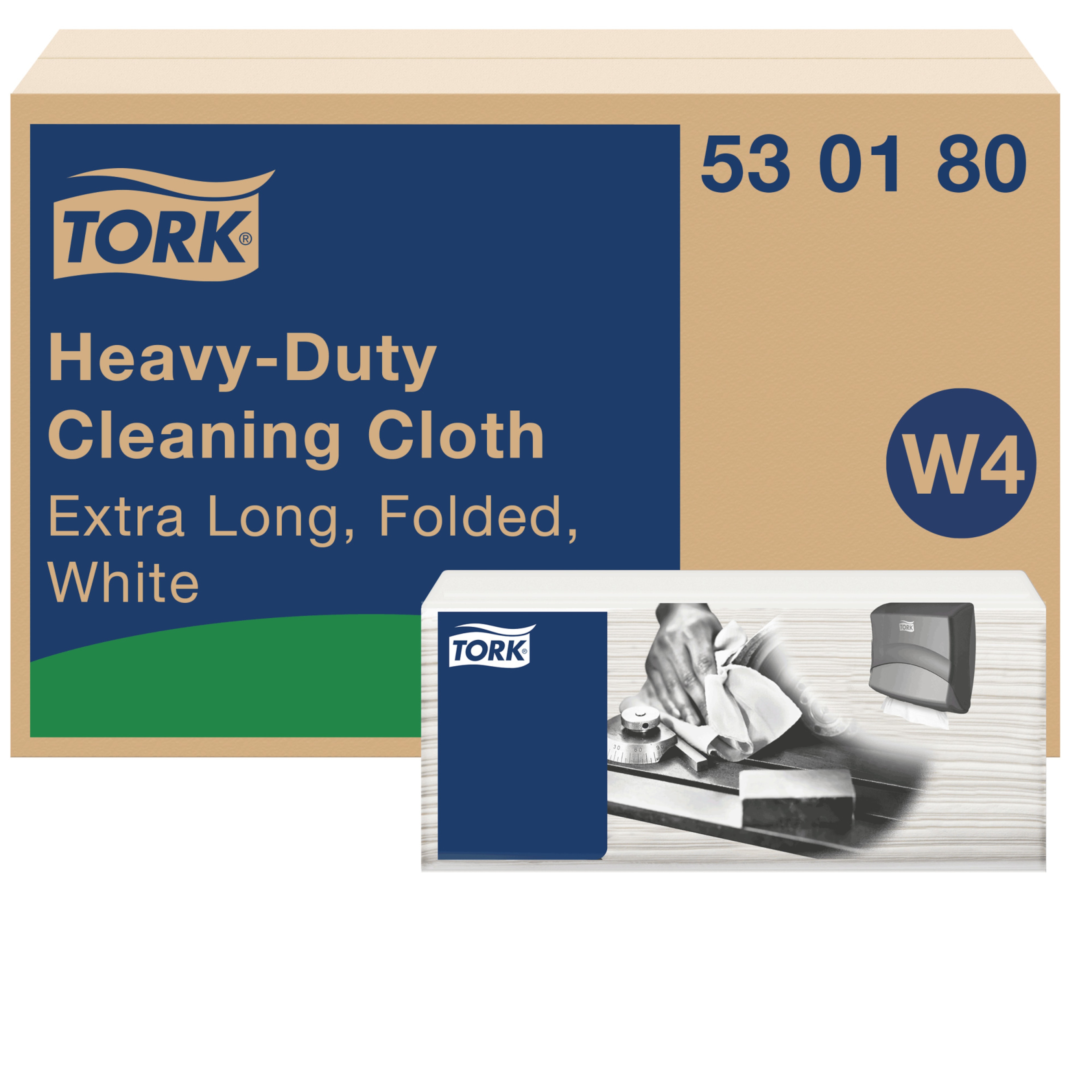 Tork Heavy-Duty Cleaning Cloth White W4