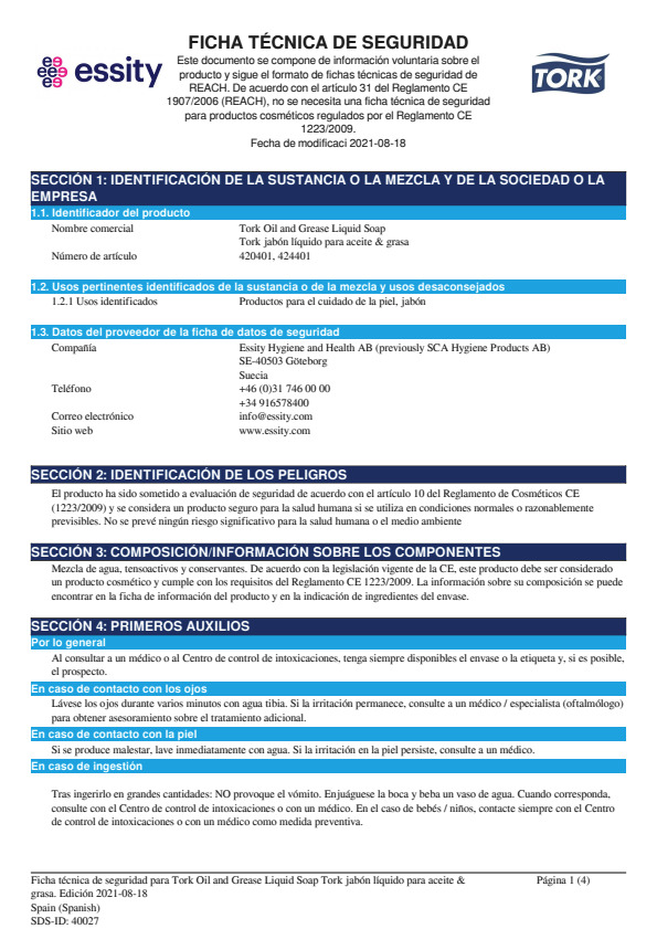 Safety Data Sheet