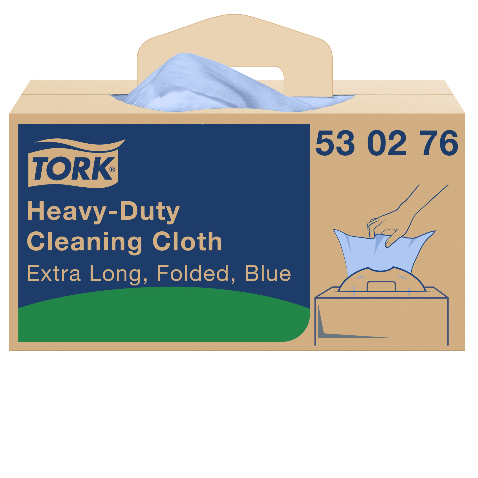 Tork Heavy-Duty Cleaning Cloth Blue W7
