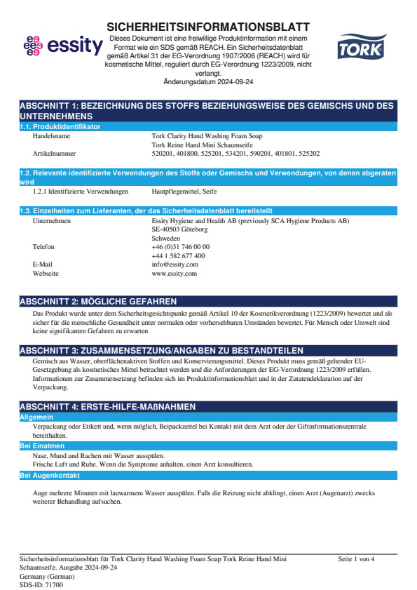 Safety Data Sheet