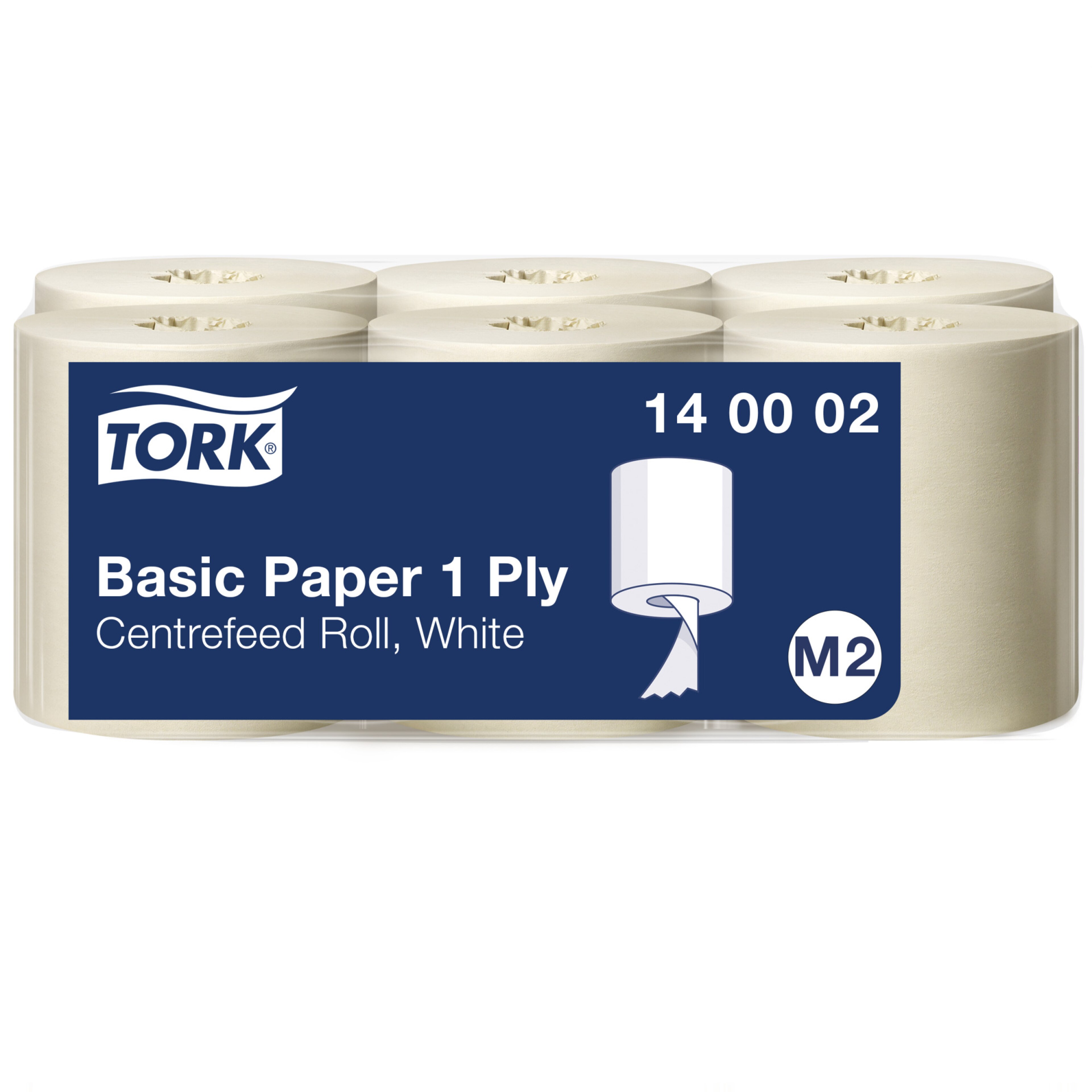 Tork Basic-papir senterrull M2 1-lags