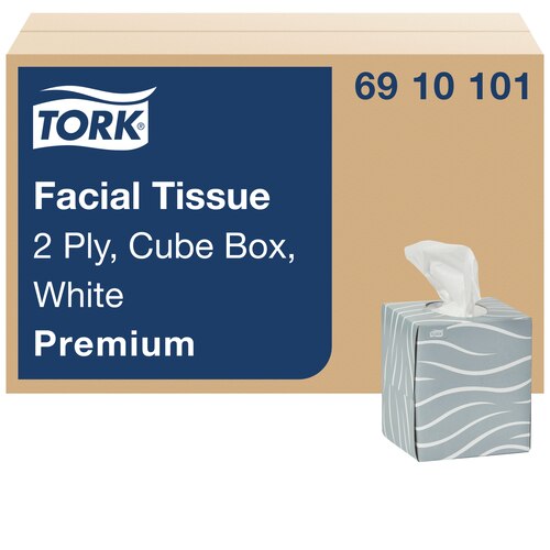 Tork Premium Facial Tissue Cube Box