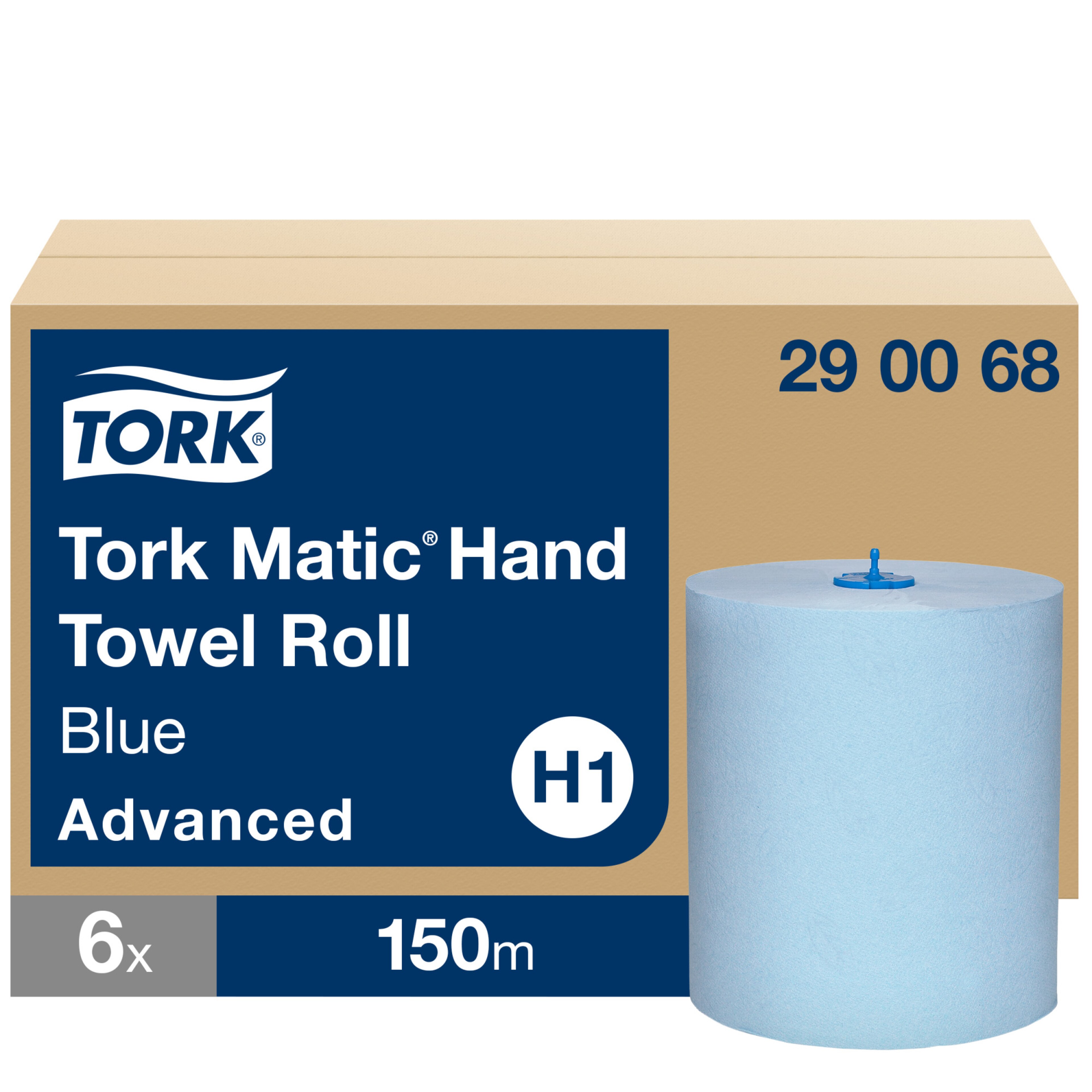 Tork Matic® papír kéztörlők, kék, H1