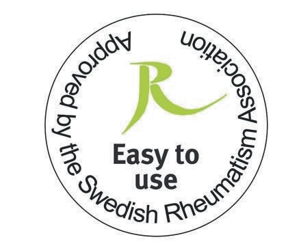 Easy to use (SRA) Gör hygien tillgängligt för alla: många hygiensystem från Tork är certifierade av Reumatikerförbundet som ”Easy to use”.