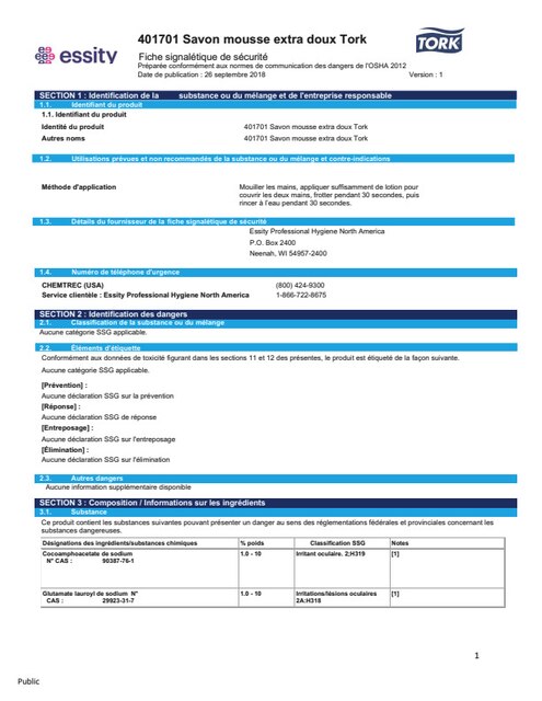 Safety Data Sheet