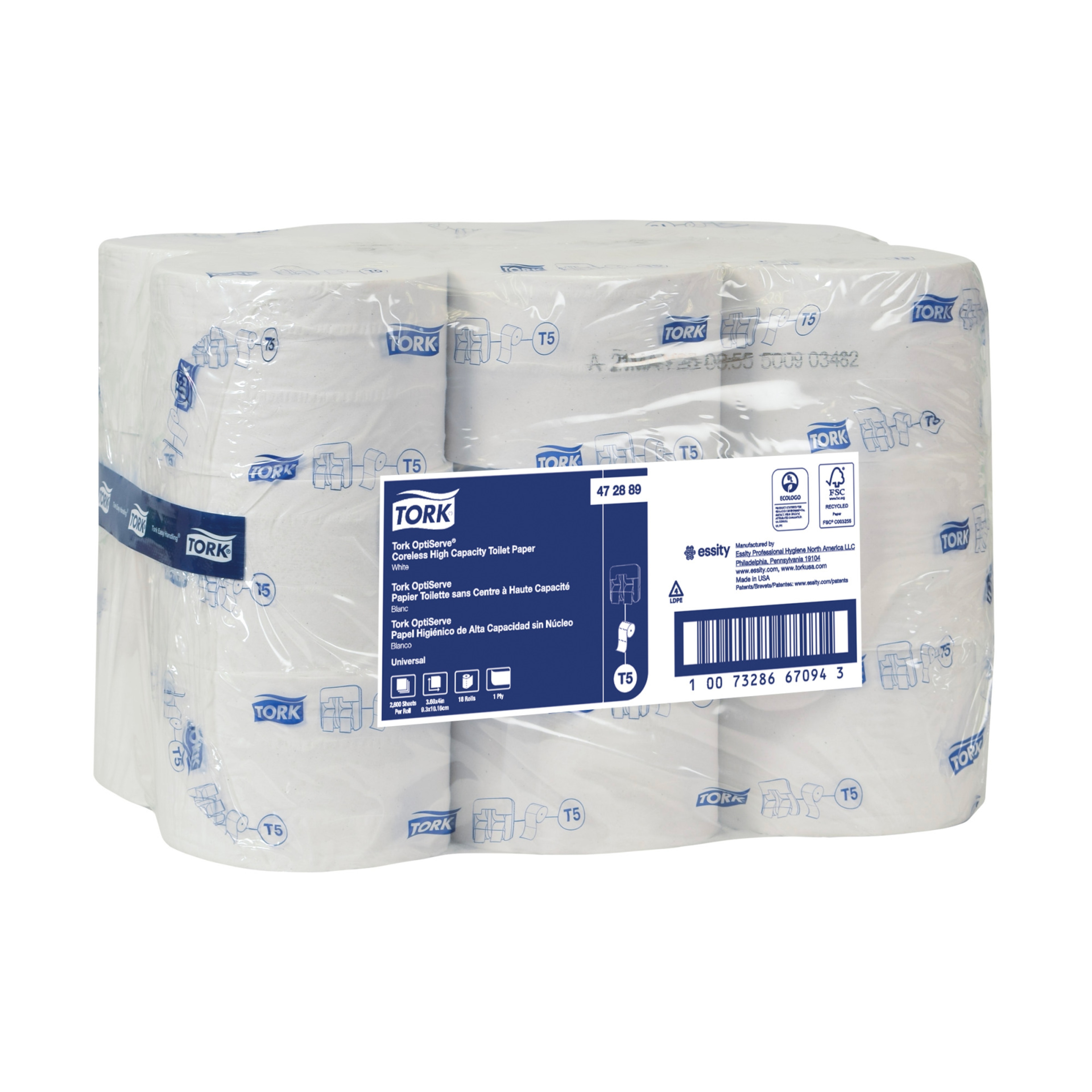 Tork OptiServe® Coreless Toilet Paper - 1 ply