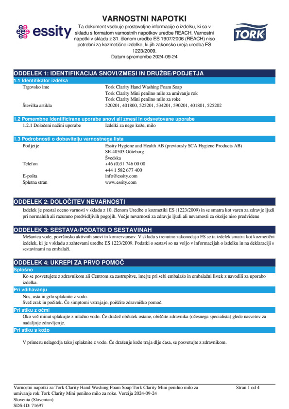 Safety Data Sheet