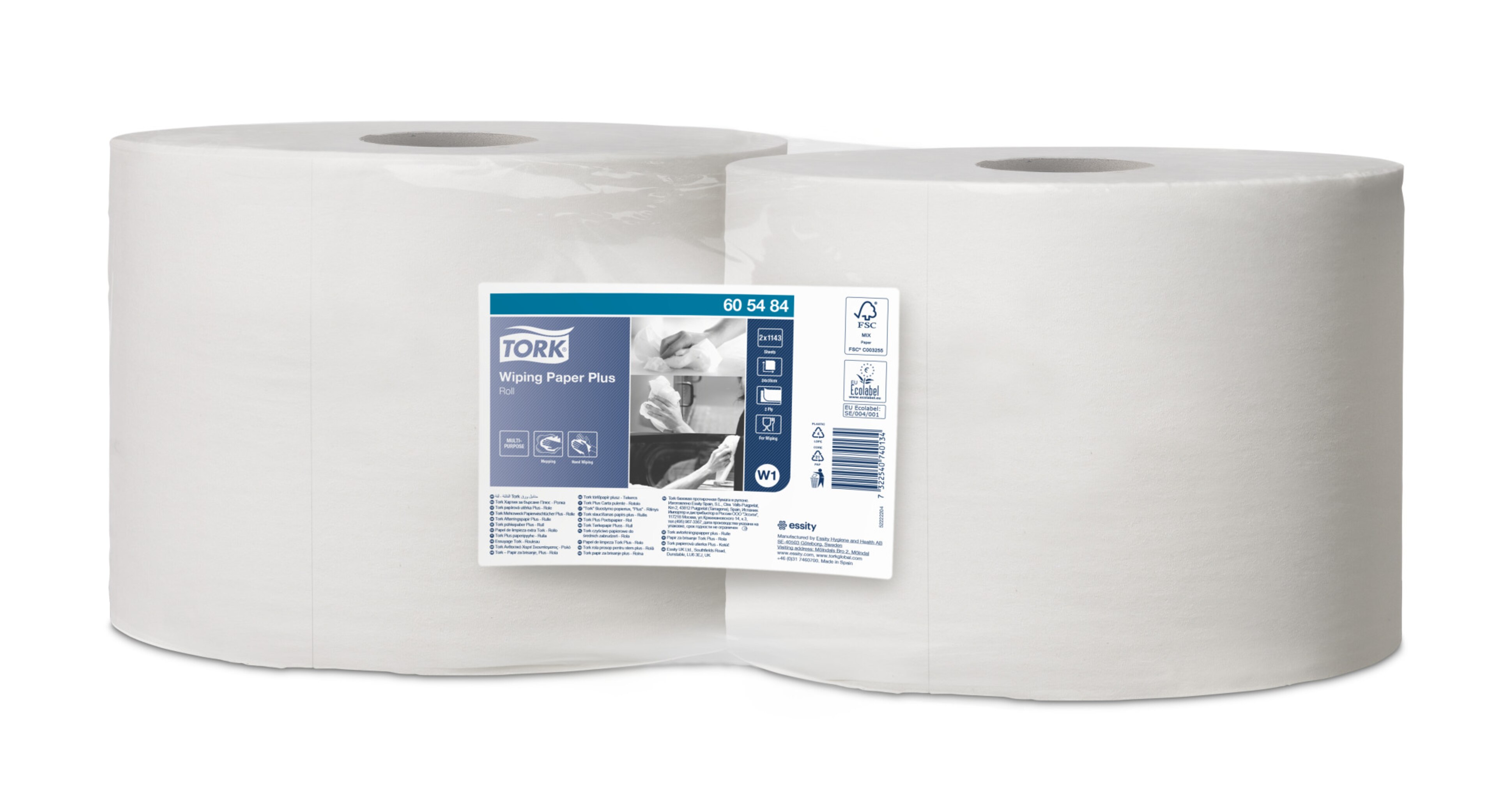 Tork Papel de Secado Extra Blanco W1