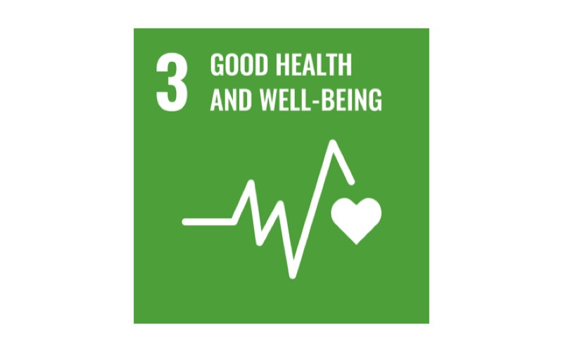 изображение цели устойчивого развития ООН № 3, логотип