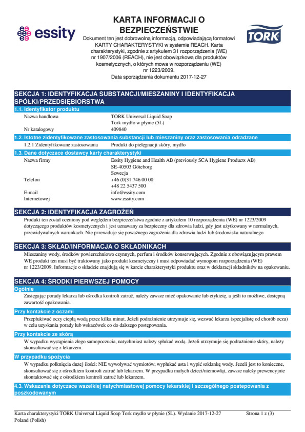 Safety Data Sheet