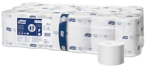Tork papier toaletowy Mid-size bez gilzy Advanced, 2-warstwowy