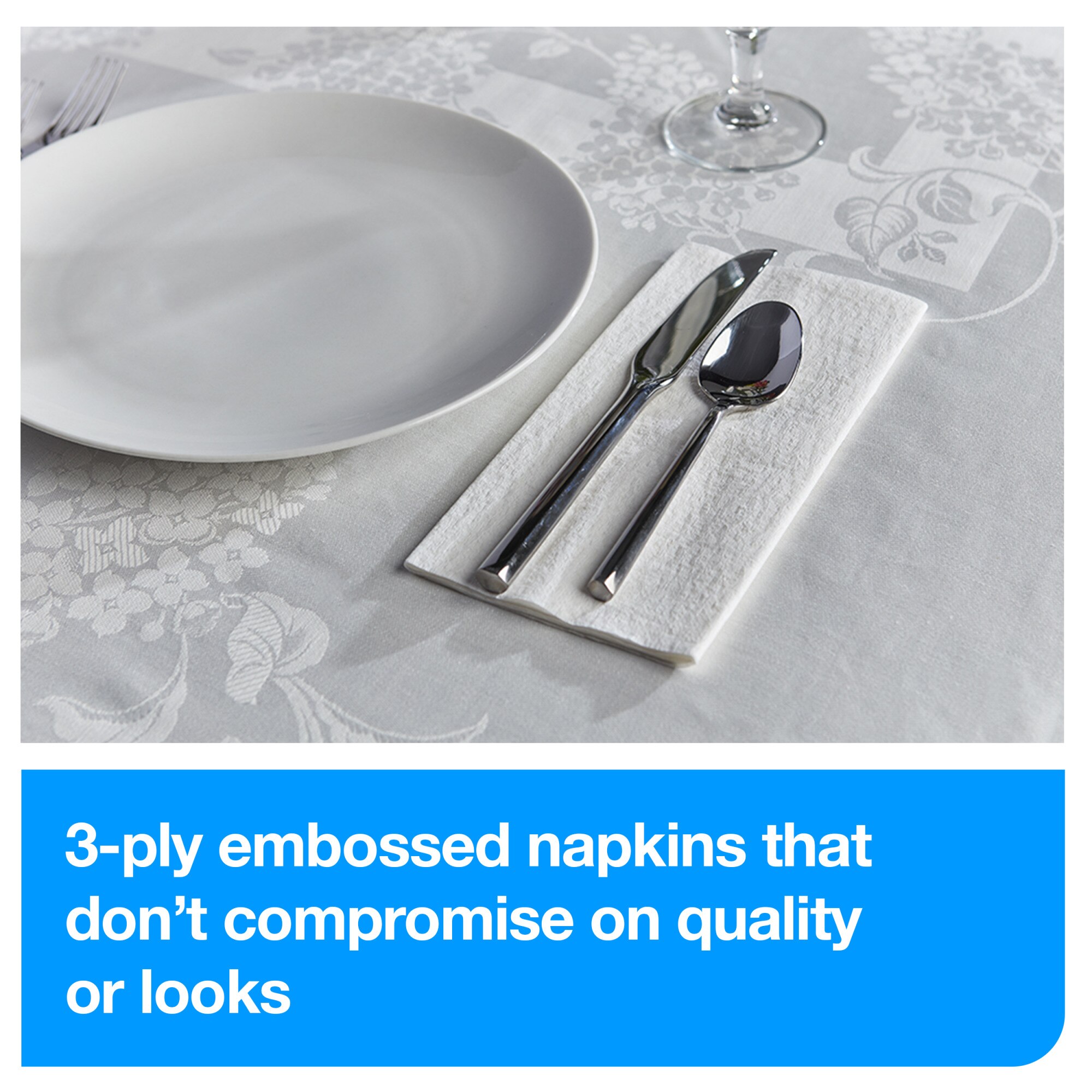 Tork Extra Soft White Dinner Napkin