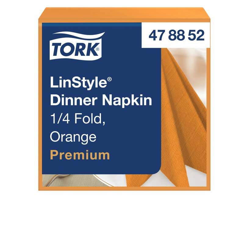 Tork Premium LinStyle® Dinnerservietten Orange