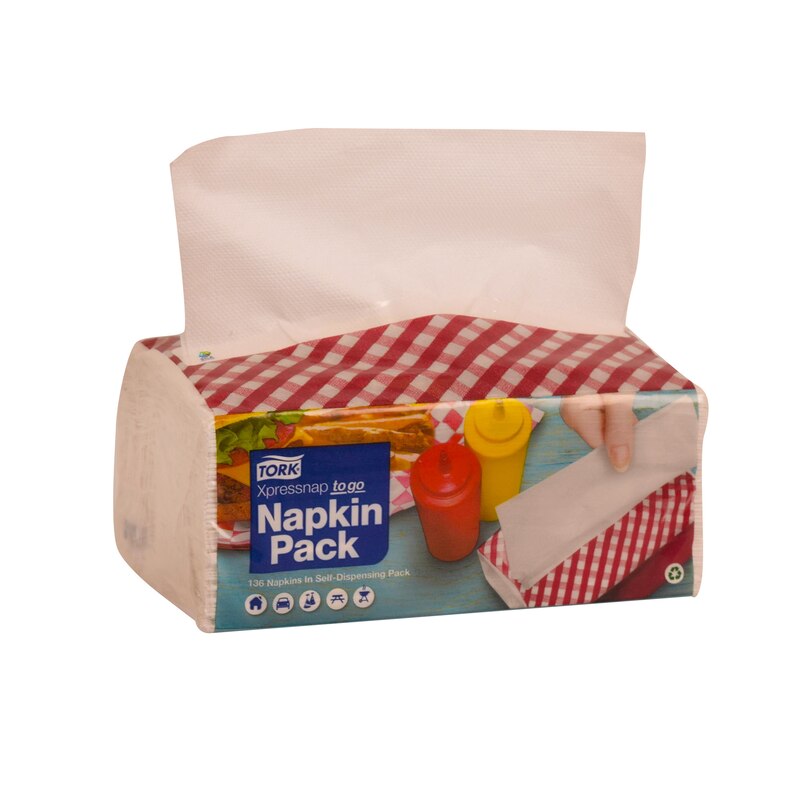 Tork Xpressnap® Xpressnap To Go Portable Napkin Pack