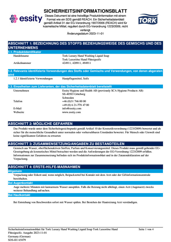Safety Data Sheet