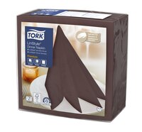 Tork Premium Linstyle® Dinnerservet donkerbruin