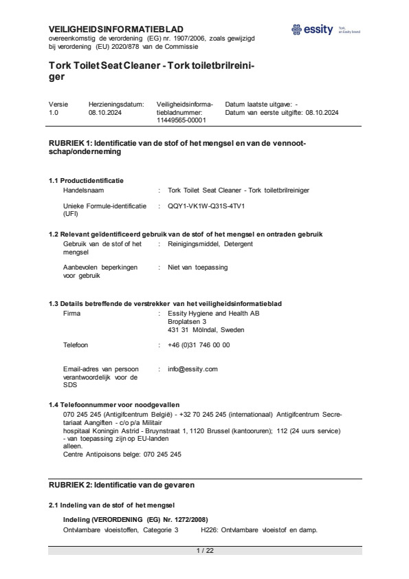 Safety Data Sheet