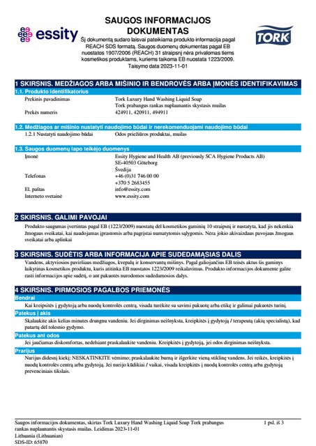 Safety Data Sheet