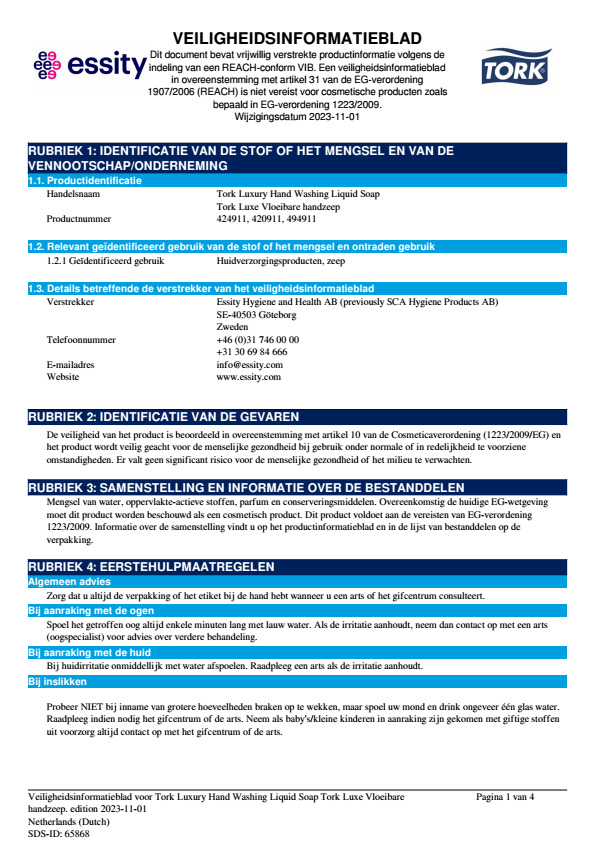 Safety Data Sheet
