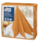 Оранжеві серветки для вечері Tork Premium Linstyle®
