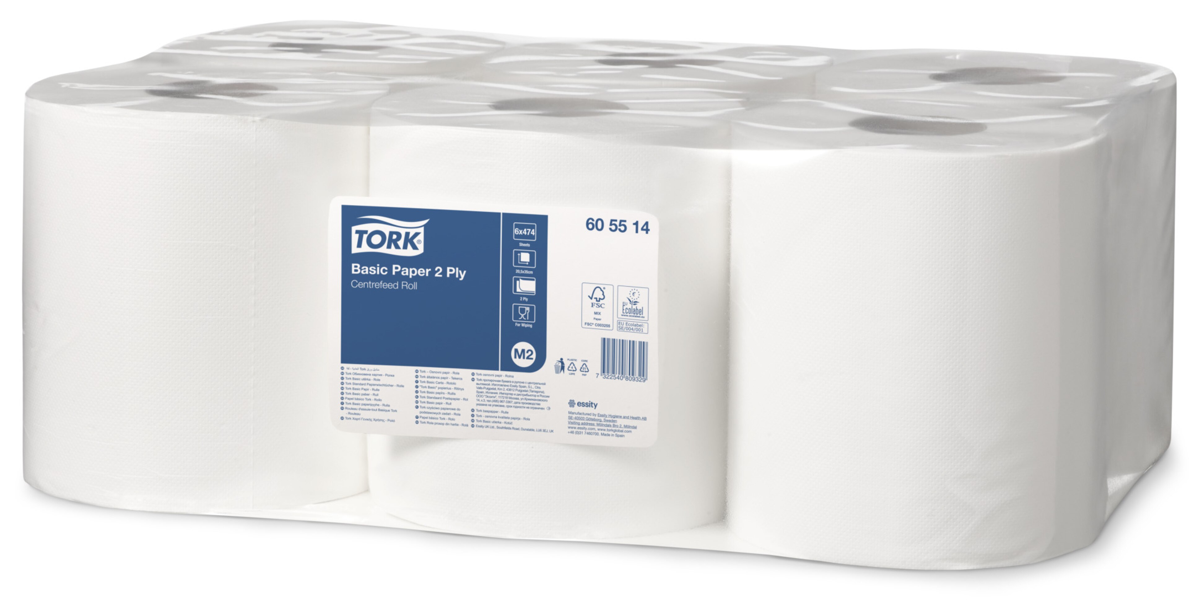 Tork Papel Básico 2 Capas