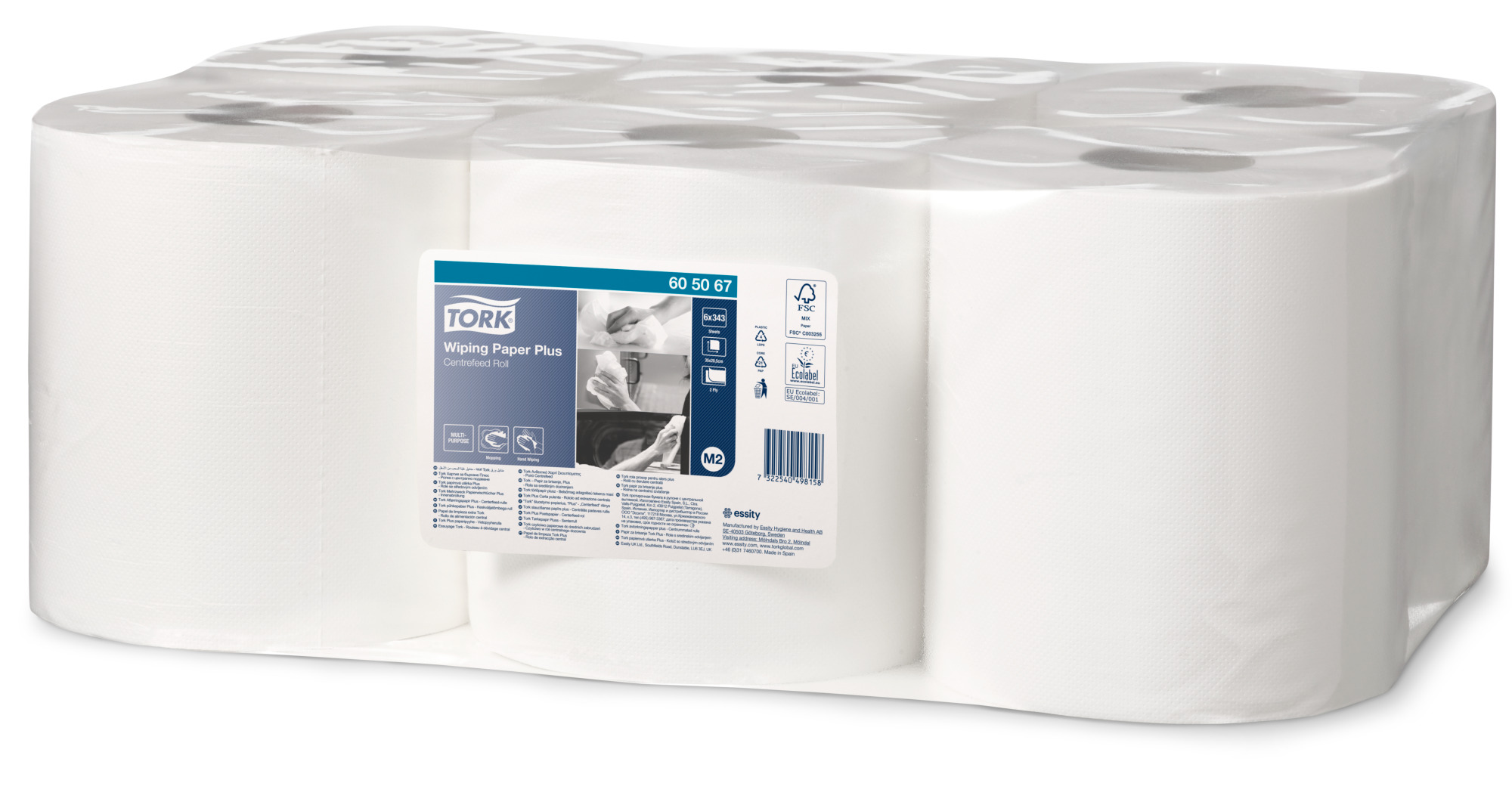 Papel de Secagem Plus Tork