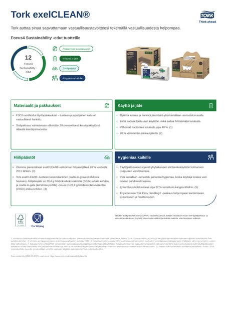 Vastuullisuustietosivu