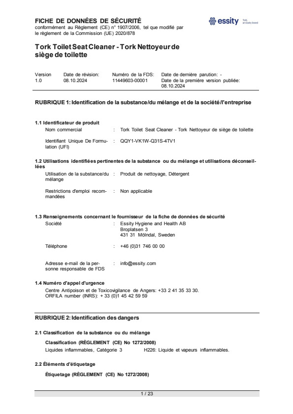 Safety Data Sheet