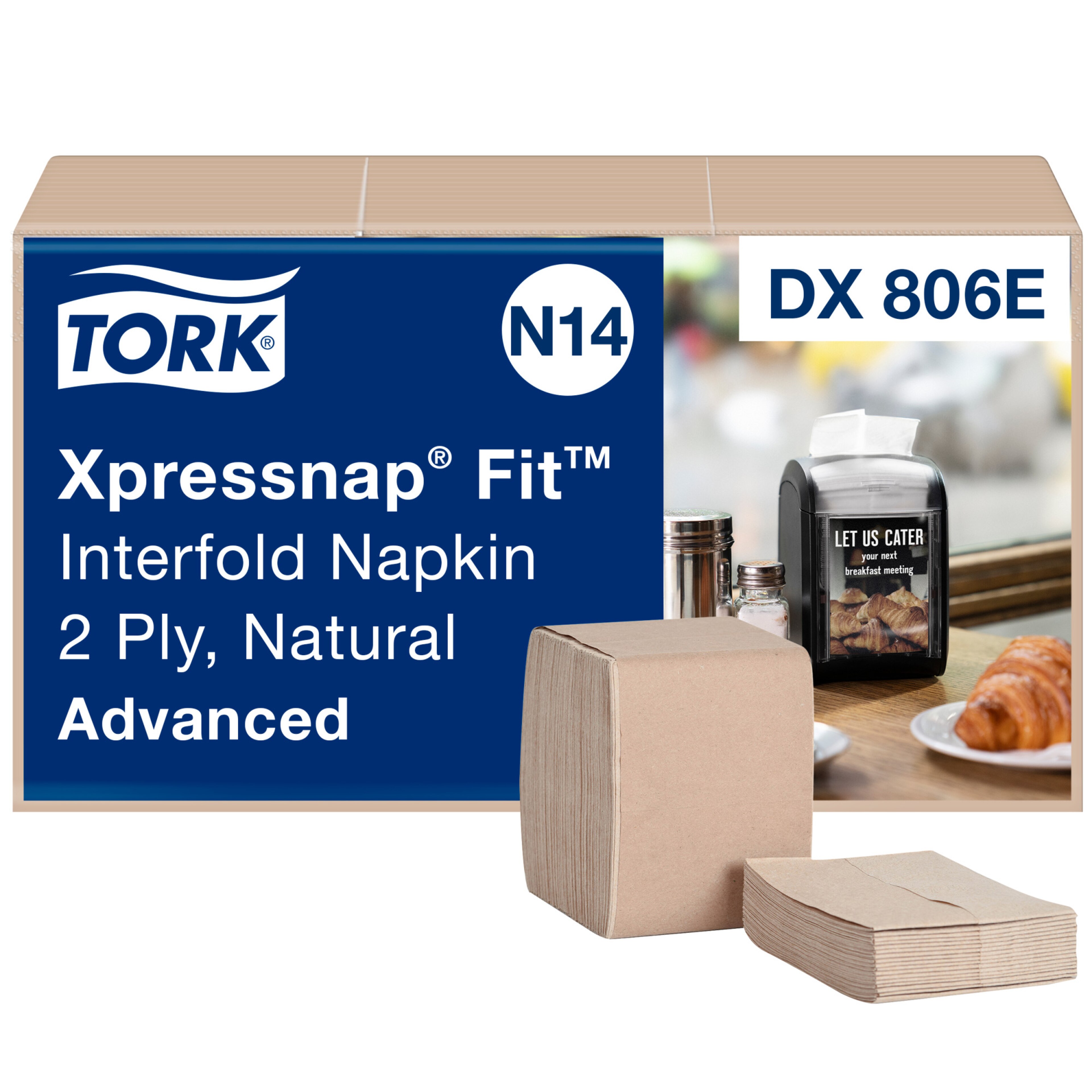 Tork Xpressnap Fit® Natural Dispenser Napkin N14