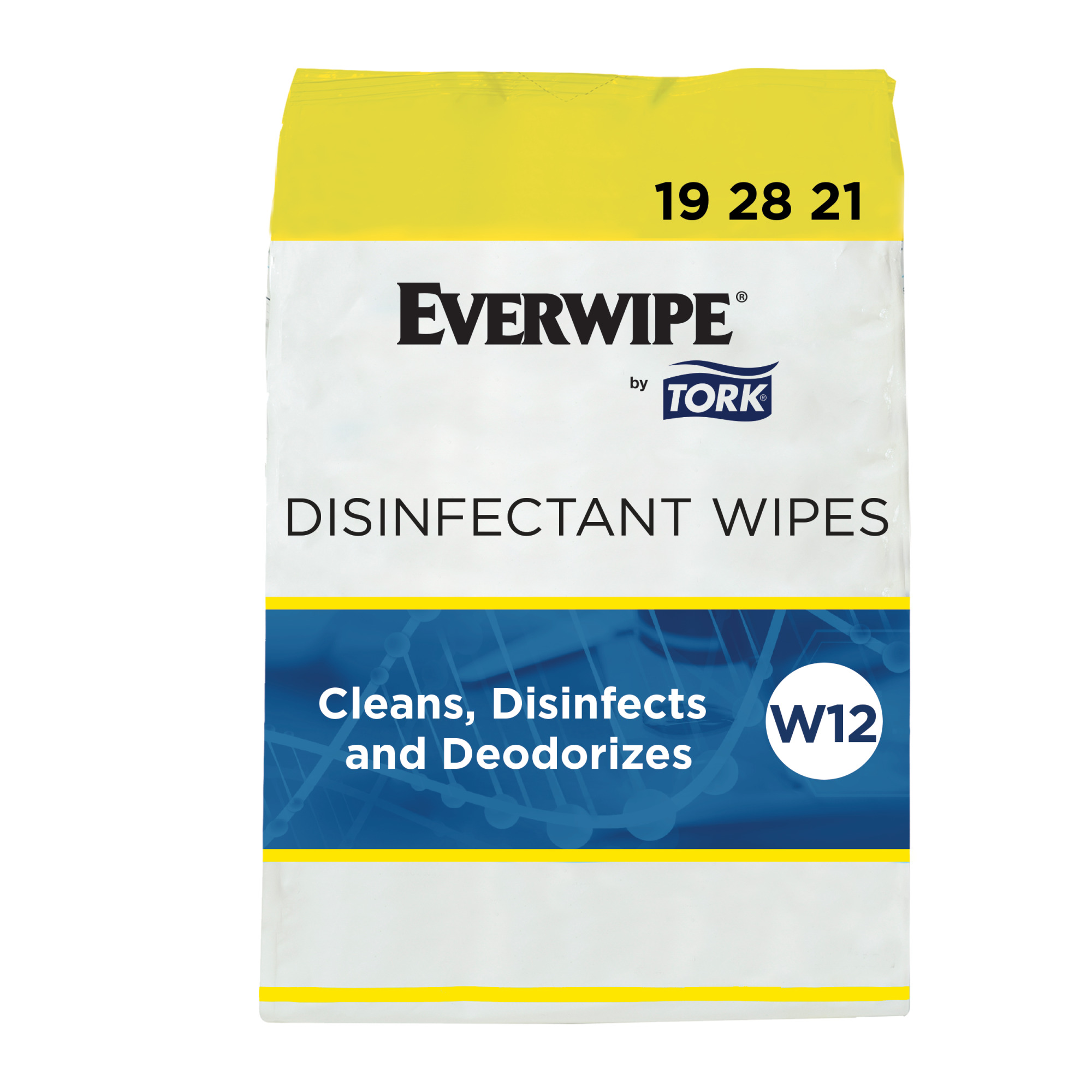 Everwipe by Tork Disinfectant Wipe Jumbo Rolls White 2/800