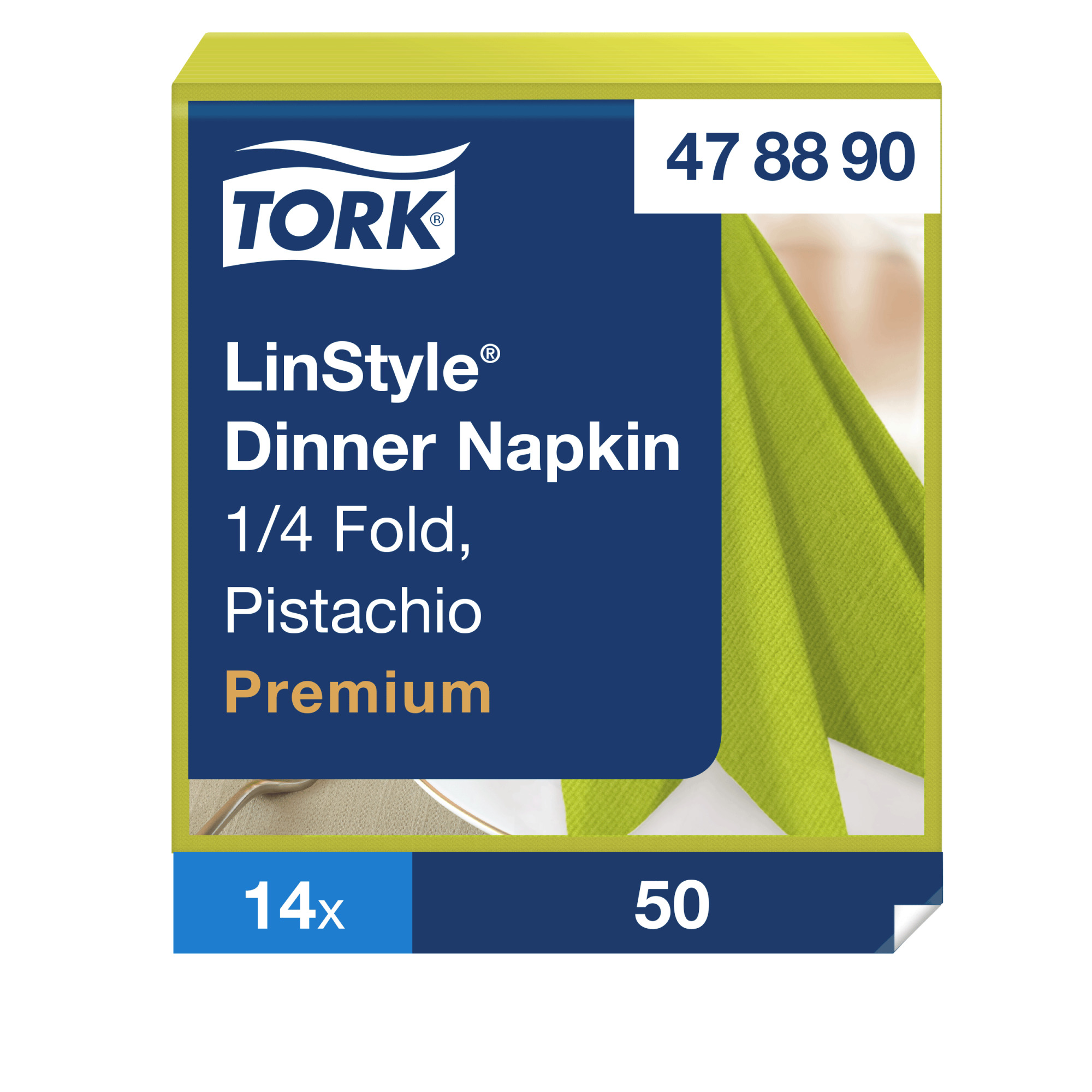 Tork Premium Linstyle® pistáciový ubrousek – večeře