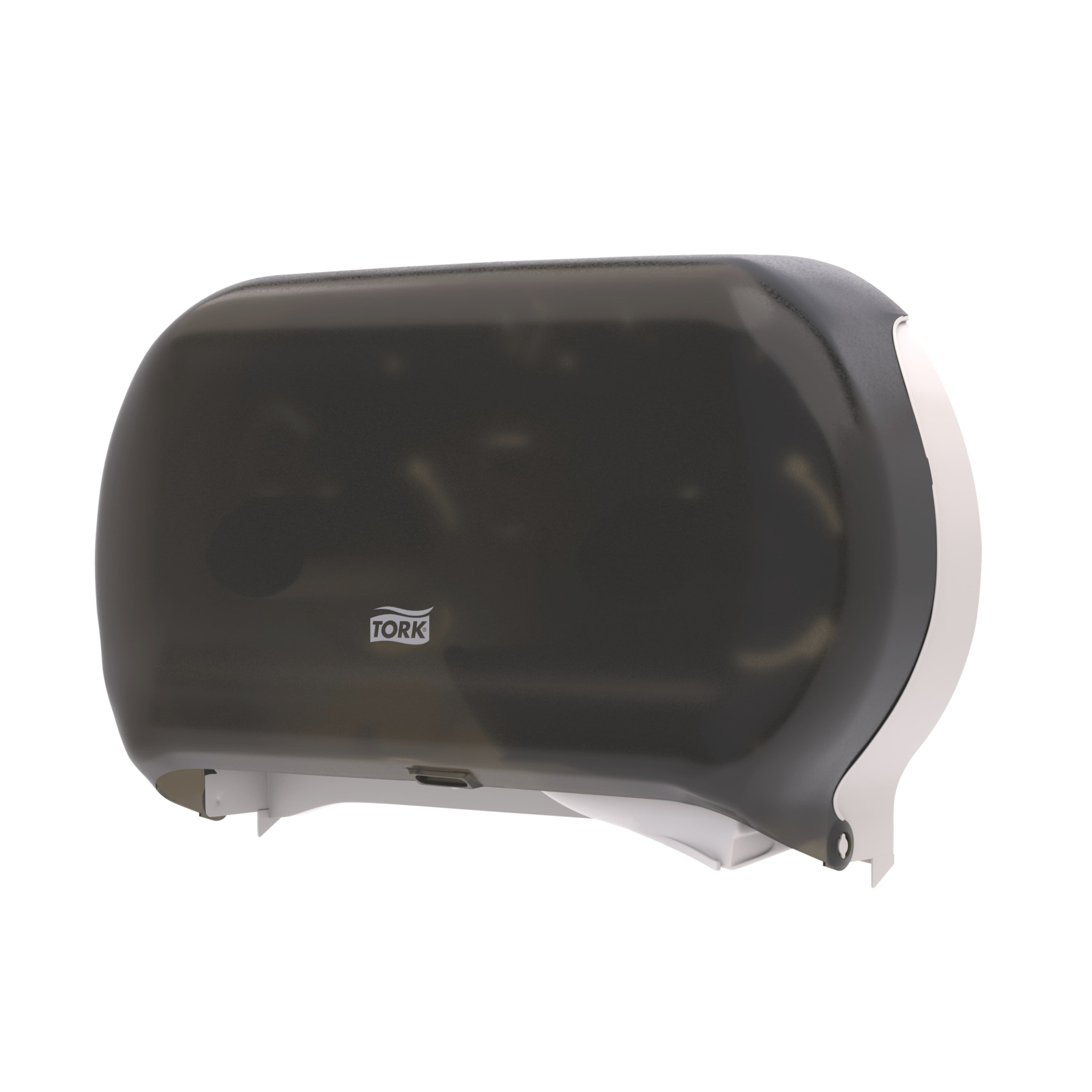Tork Twin Toilet Paper Roll Dispenser Smoke T24