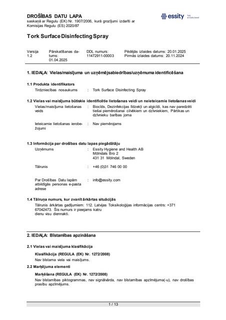 Safety Data Sheet