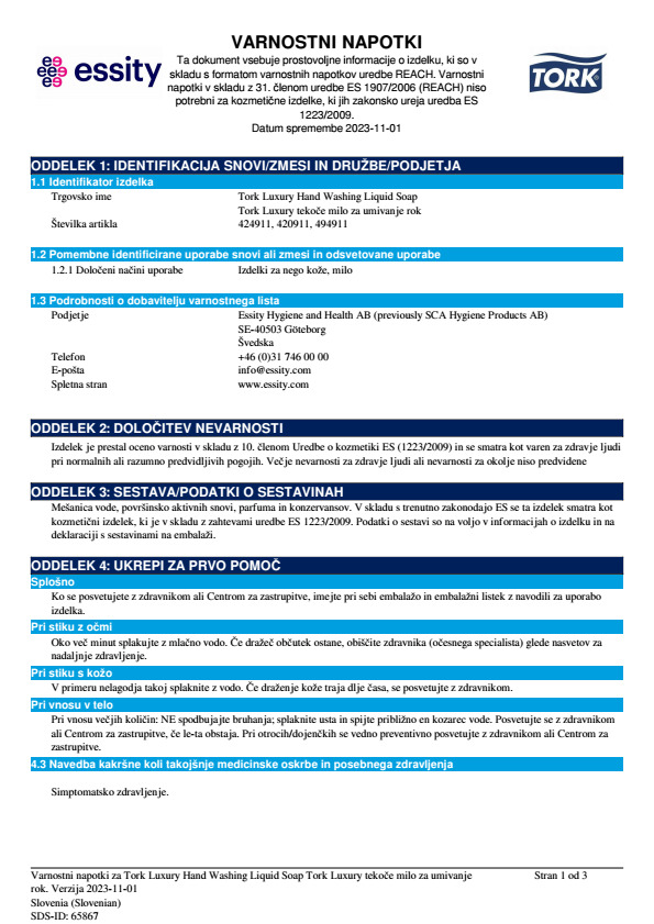 Safety Data Sheet