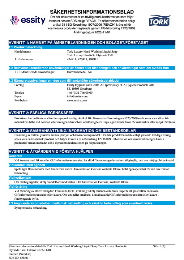 Safety Data Sheet