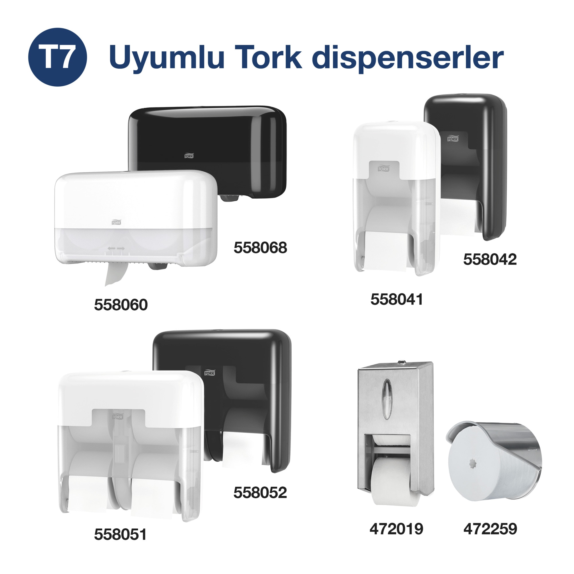Tork OptiServe® Kartonsuz Tuvalet Kağıdı Beyaz T7