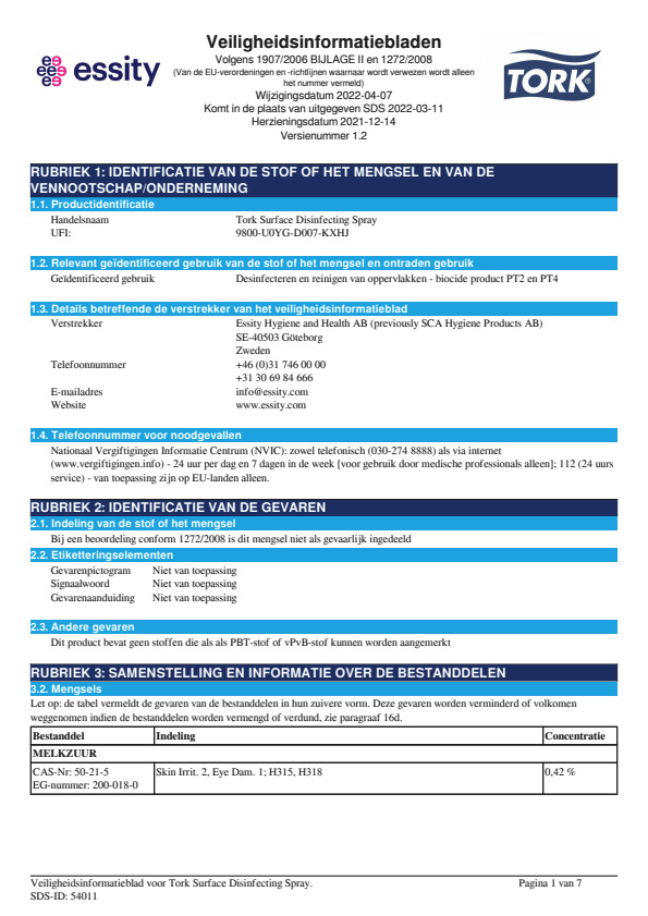 Safety Data Sheet