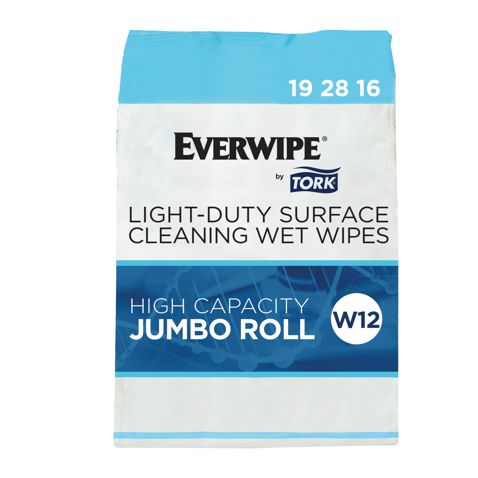 Everwipe® by Tork® Light-Duty Surface Cleaning Wet Wipe Jumbo Rolls, 2/2500