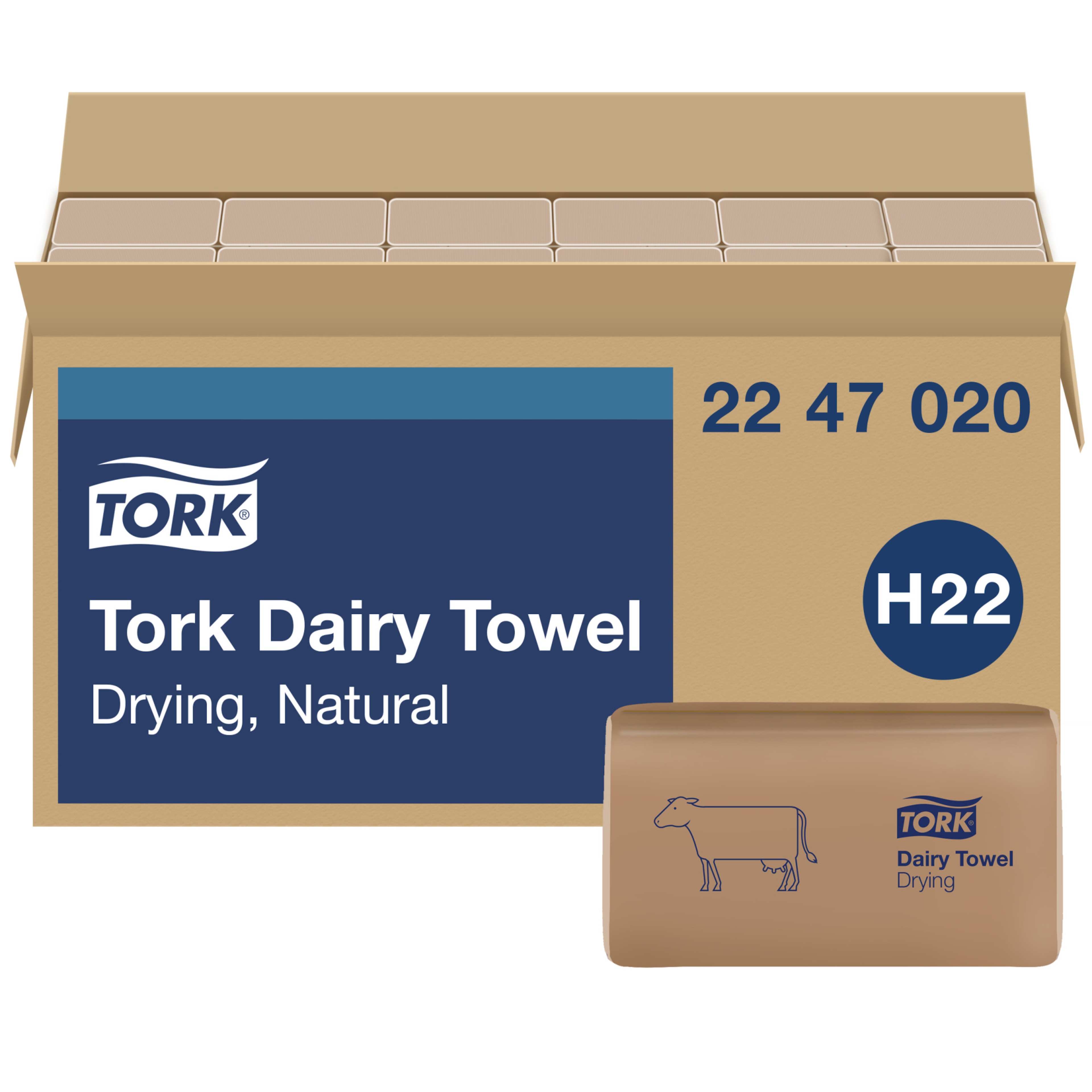 Tork Dairy Paper Towel Natural Brown H22
