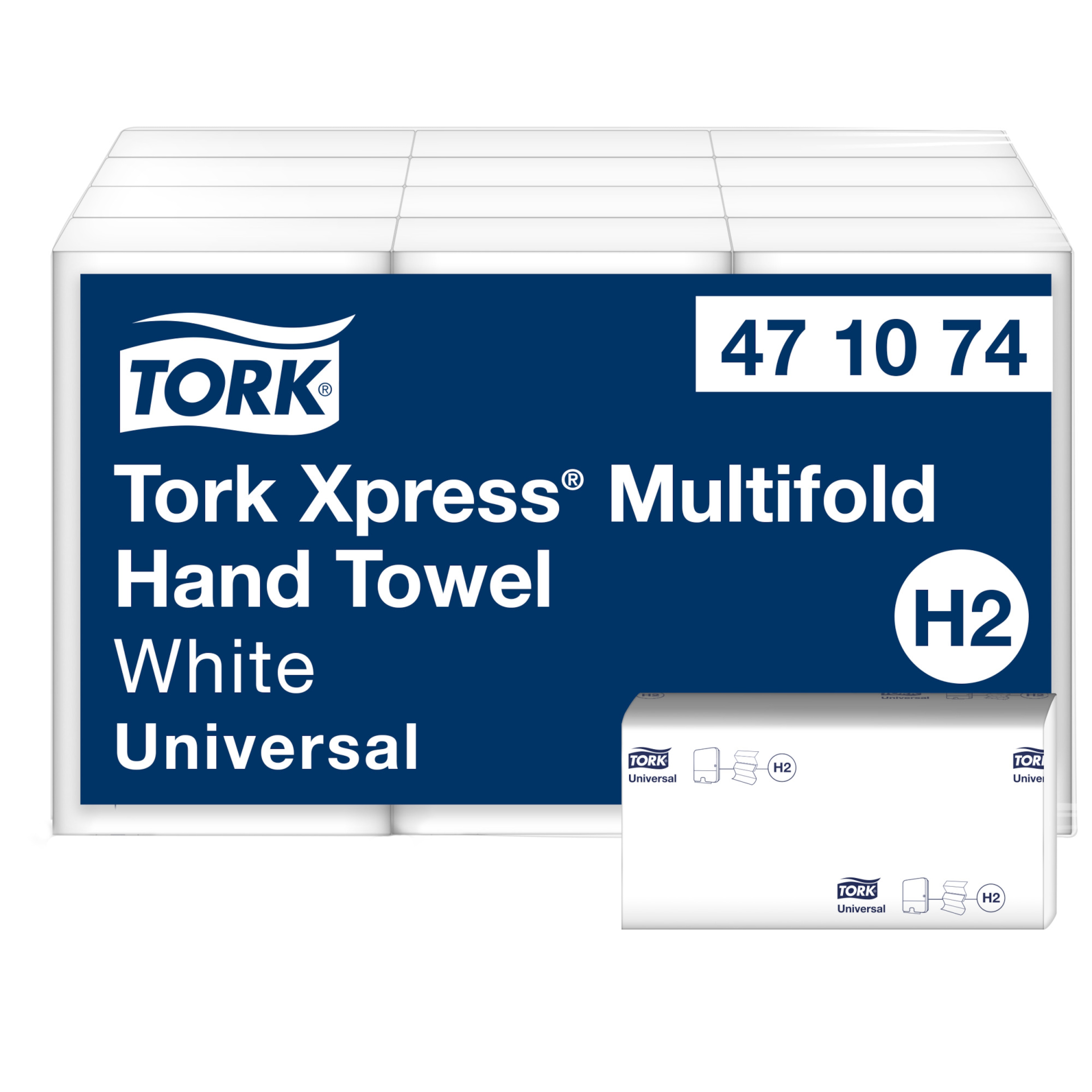 Tork Xpress® Multifold Hand Towels White H2