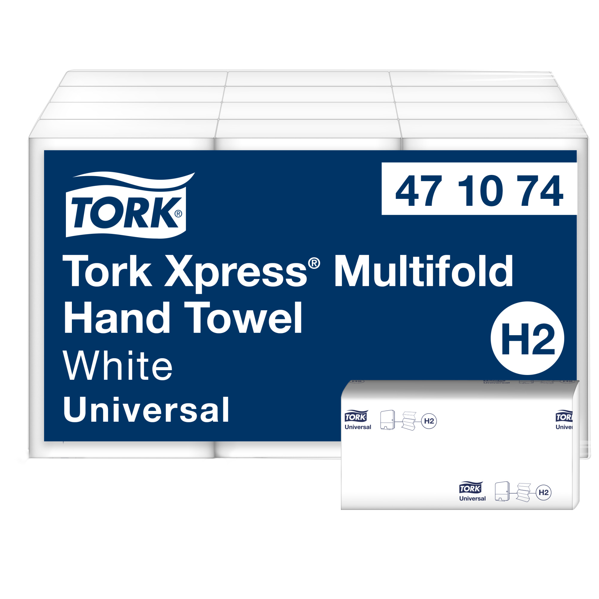 Tork Xpress® Multifold Hand Towels White H2