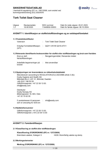 Safety Data Sheet
