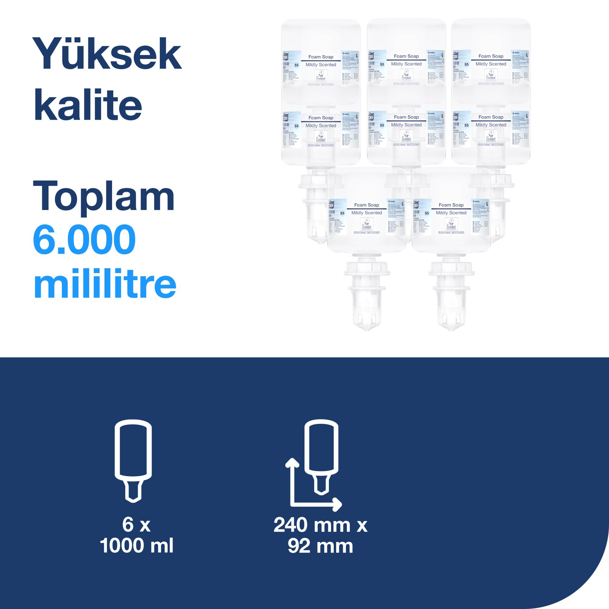 Tork Hafif Kokulu Mini Köpük Sabun S5