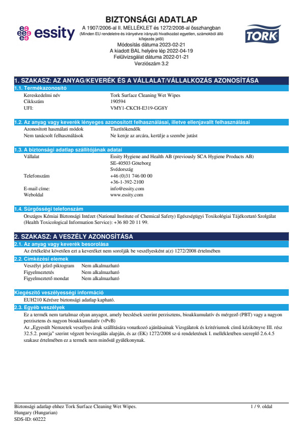 Safety Data Sheet