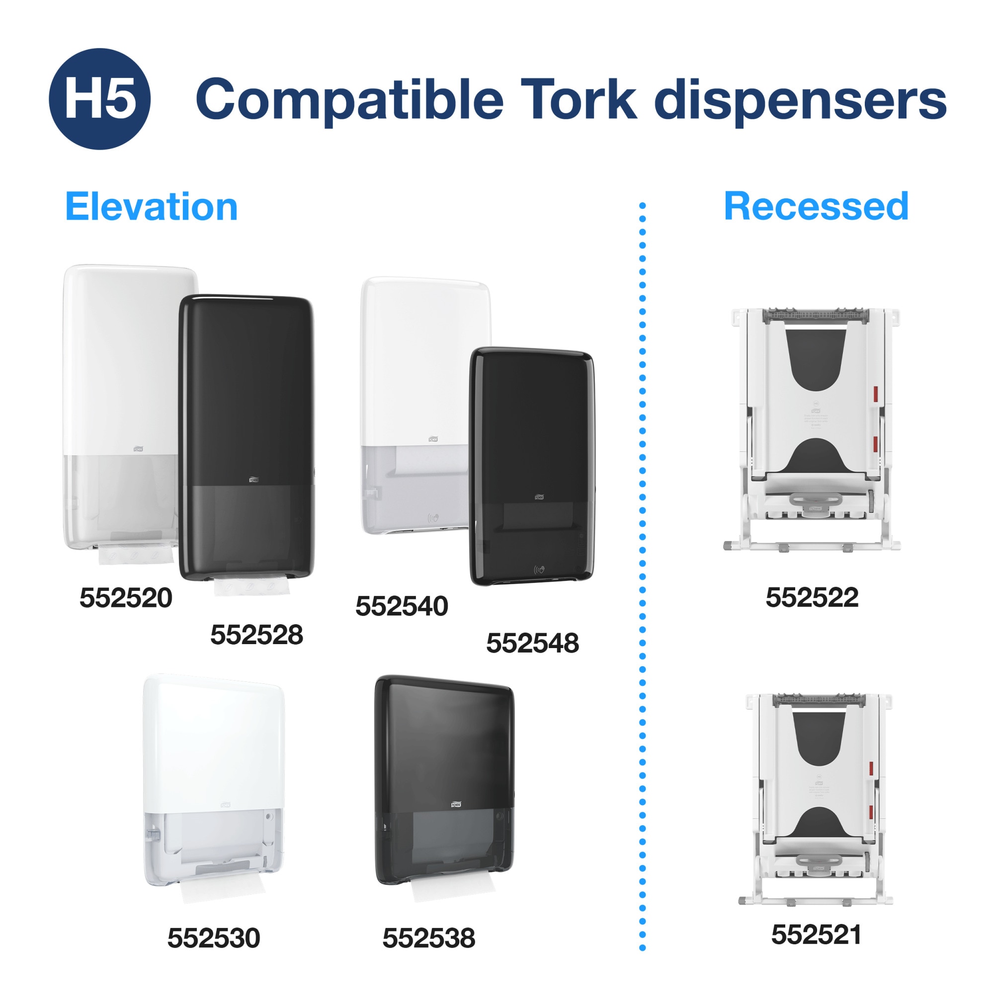 Tork PeakServe® Continuous™ Hand Towel White H5